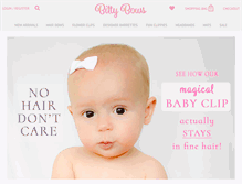 Tablet Screenshot of bittybowsboutique.com